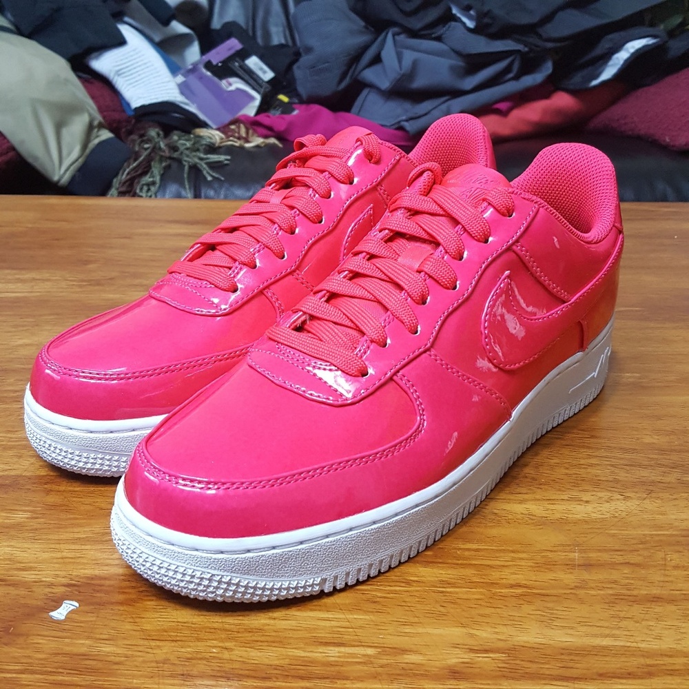 Nike Air Force 1 LV8 UV Low Siren Red Pink AJ9505 - Picture 4 of 8